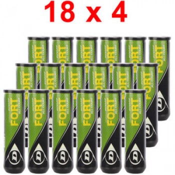Мячи теннисные Dunlop Fort All Court 18 X 4 Мячи теннисные Dunlop Fort All Court 18 X 4
